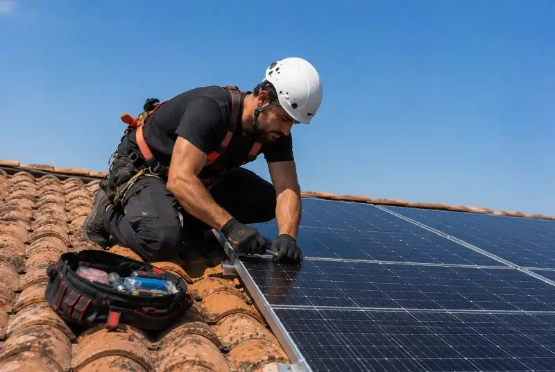 Maintenance et monitoring de panneaux solaires à Cépet