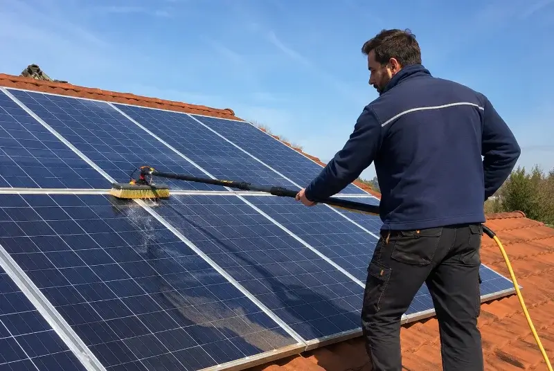Nettoyage et entretien de panneaux solaires à Cépet