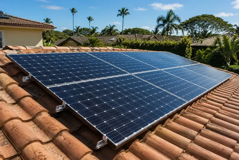 Installation de panneaux solaires à Cépet
